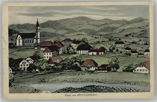 Breitenberg Niederbayern Breitenberg Niederbayern  ungelaufen ca. 1920 / Breitenberg /Passau LKR