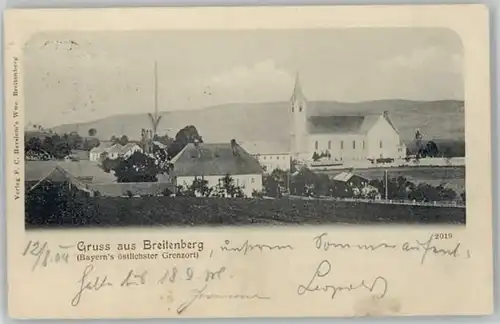 Breitenberg Niederbayern  x 1904