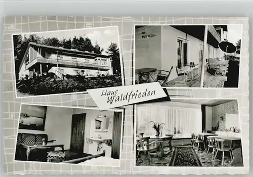 Thurmansbang Haus Waldfrieden x 1966