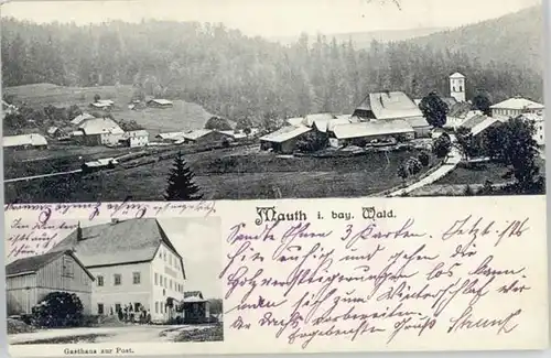 Mauth Niederbayern Gasthaus Post x 1904