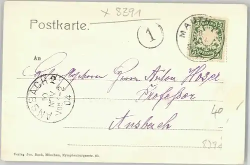 Mauth Niederbayern Gasthaus Post x 1904