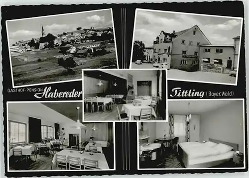 Tittling Tittling Gasthof Habereder ungelaufen ca. 1965 / Tittling /Passau LKR