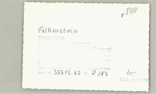 wd88431 Falkenstein Oberpfalz Falkenstein Oberpfalz Fliegeraufnahme o 1962 Kategorie. Falkenstein Alte Ansichtskarten
