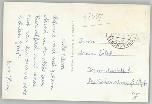 Peising Peising bei Bad Abbach x 1961 / Bad Abbach /Kelheim LKR