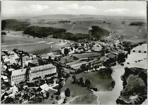 Walderbach Walderbach Klosterbrauerei Fliegeraufnahme ungelaufen ca. 1965 / Walderbach /Cham LKR