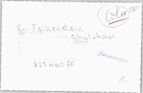 wd88889 Falkenstein Oberpfalz Falkenstein Oberpfalz Schutzhaus o 1968 Kategorie. Falkenstein Alte Ansichtskarten