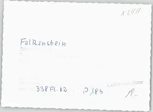 wd88974 Falkenstein Oberpfalz Falkenstein Oberpfalz Fliegeraufnahme o 1962 Kategorie. Falkenstein Alte Ansichtskarten