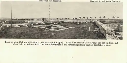 Eining Eining Kastell Abusina ungelaufen ca. 1920 / Neustadt a.d.Donau /Kelheim LKR