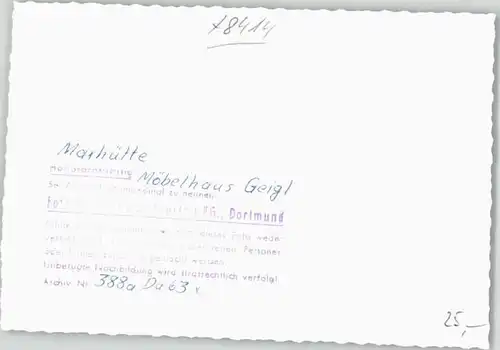 Maxhuette-Haidhof Moebelhaus Geigl o 1963
