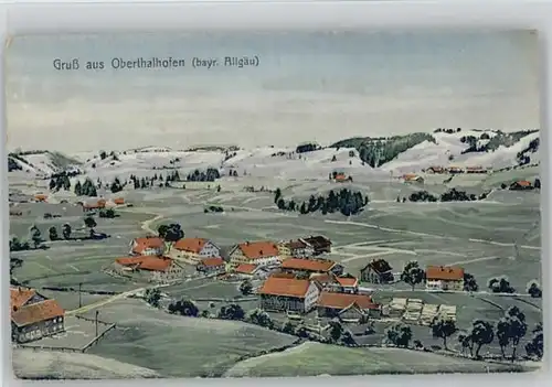 Oberthalhofen Allgaeu Kuenstlerkarte x