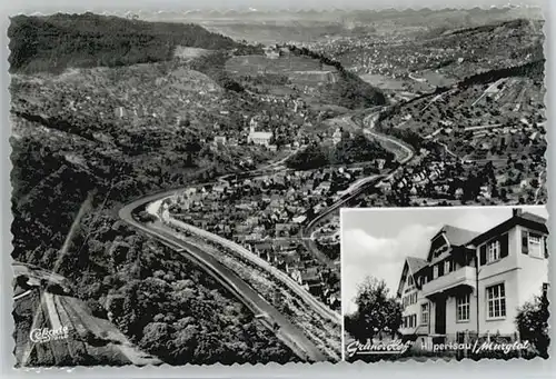 Hilpertsau Gaststaette Pension Gruener Hof Fliegeraufnahme *