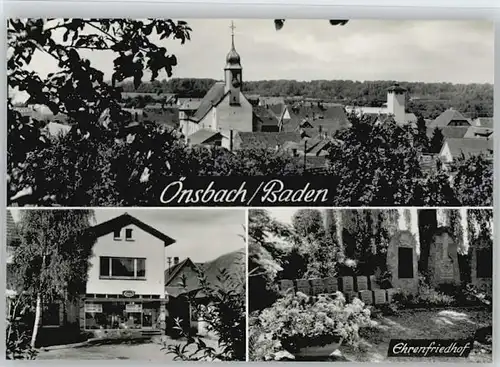 oensbach oensbach Friedhof Edeka * / Achern /Ortenaukreis LKR