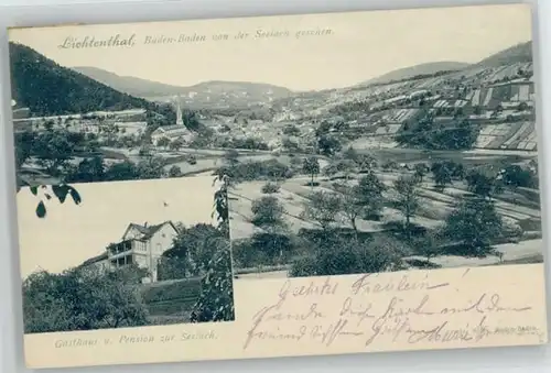 Lichtental Lichtental Gasthaus Pension Seelach x / Baden-Baden /Baden-Baden Stadtkreis