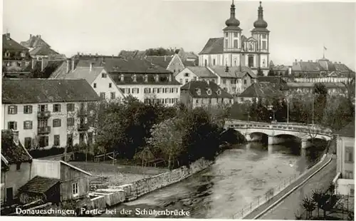 Donaueschingen Donaueschingen Schuetzenbruecke * / Donaueschingen /Schwarzwald-Baar-Kreis LKR