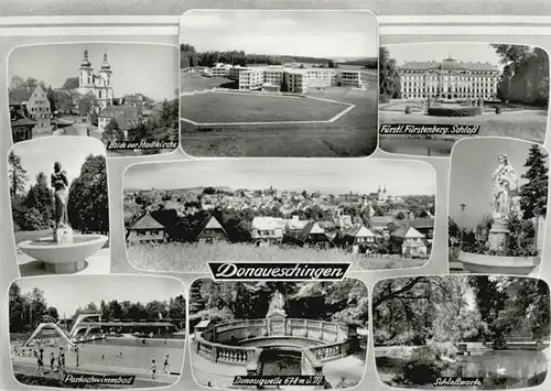 Donaueschingen Donaueschingen Fuerstenberg Schloss Schlosspark * / Donaueschingen /Schwarzwald-Baar-Kreis LKR