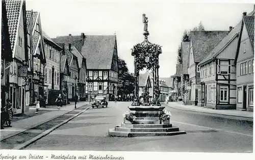 Springe Deister Springe Marktplatz Marien Brunnen * / Springe /Region Hannover LKR