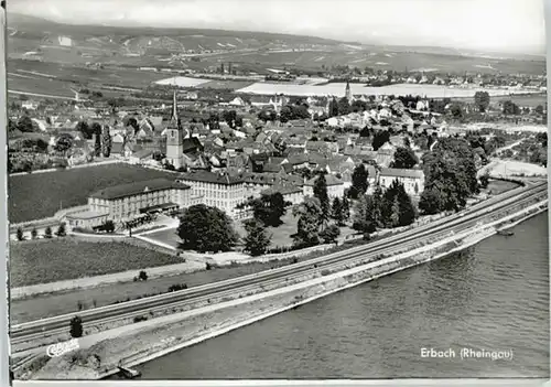 Erbach Rheingau Erbach Rheingau Fliegeraufnahme * / Eltville am Rhein /Rheingau-Taunus-Kreis LKR