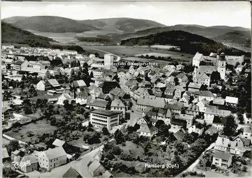 Parsberg Oberpfalz Parsberg Oberpfalz Fliegeraufnahme ungelaufen ca. 1965 / Parsberg /Neumarkt LKR