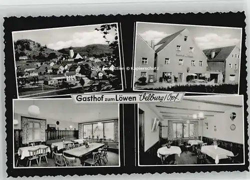 Velburg Velburg Gasthof zum Loewen ungelaufen ca. 1965 / Velburg /Neumarkt LKR
