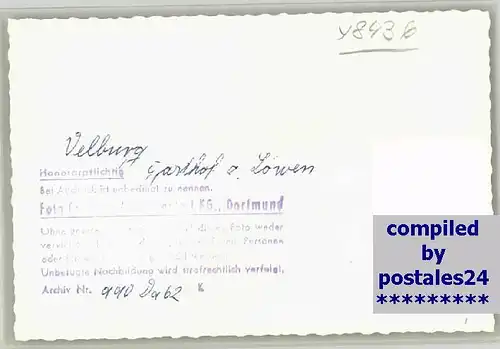 Velburg Velburg Gasthof zum Loewen o 1962 / Velburg /Neumarkt LKR