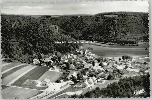 Muehlbach Oberpfalz Muehlbach Oberpfalz Fliegeraufnahme ungelaufen ca. 1955 / Dietfurt a.d.Altmuehl /Neumarkt LKR