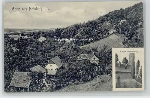 Heimburg Heimburg Ruine Heimburg x 1916 / Heimburg /Harz LKR