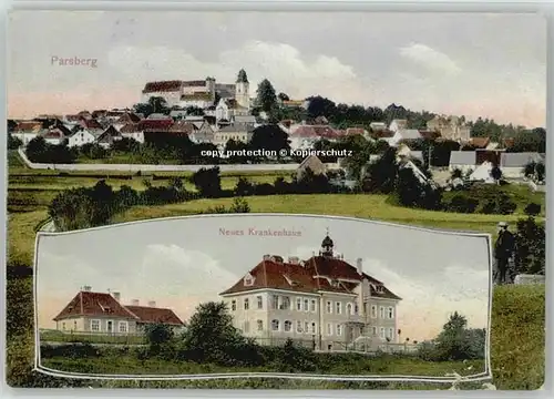 Parsberg Oberpfalz Parsberg Krankenhaus x 1909