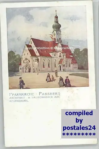 Parsberg Oberpfalz Parsberg  ungelaufen ca. 1920 / Parsberg /Neumarkt LKR