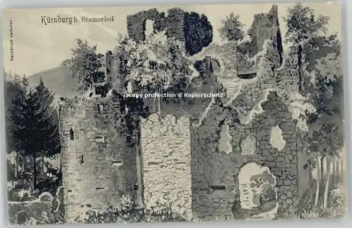 Stamsried Stamsried Kuernburg x 1910 / Stamsried /Cham LKR