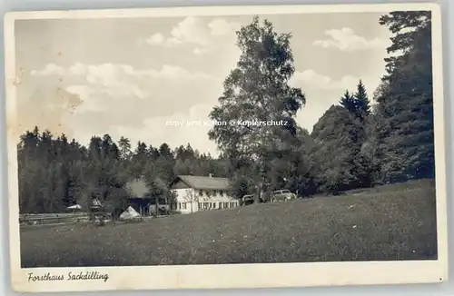 Koenigstein Oberpfalz [Stempelabschlag] Forsthaus Sackdilling x 1930