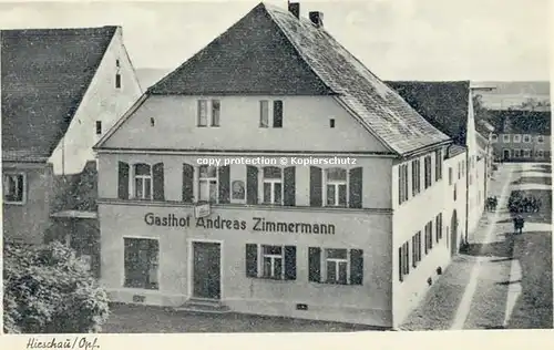 Hirschau Oberpfalz Gasthof Andreas Zimmermann * 1930