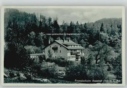 Geigant Geigant Fremdenheim Rosshof x 1933 / Waldmuenchen /Cham LKR