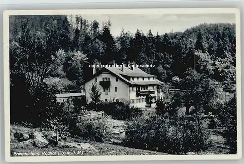 Geigant Geigant Fremdenheim Rosshof x 1938 / Waldmuenchen /Cham LKR