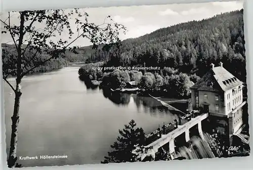 Bad Koetzting Hoellensteinsee Kraftwerk * 1955