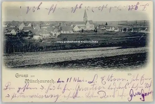 Muenchaurach Muenchaurach  x 1899 / Aurachtal /Erlangen-Hoechstadt LKR