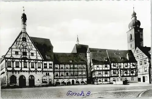 Forchheim Oberfranken Forchheim Oberfranken Rathaus ungelaufen ca. 1955 / Forchheim /Forchheim LKR