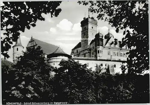 Scheinfeld Scheinfeld Schloss Schwarzenberg ungelaufen ca. 1965 / Scheinfeld /