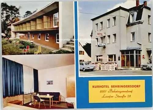 we03618 Behringersdorf Behringersdorf Hotel Kategorie. Schwaig b.Nuernberg Alte Ansichtskarten