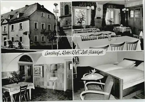 Zell Fichtelgebirge Gasthof Rotes Roß o 1967