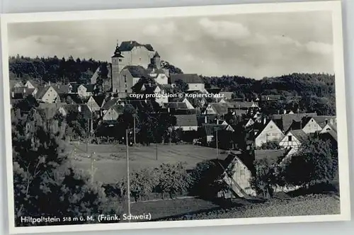 Hiltpoltstein Oberfranken Hiltpoltstein Oberfranken  ungelaufen ca. 1955 / Hiltpoltstein /Forchheim LKR