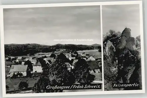 Grossengsee Grossengsee  ungelaufen ca. 1955 / Simmelsdorf /Nuernberger Land LKR