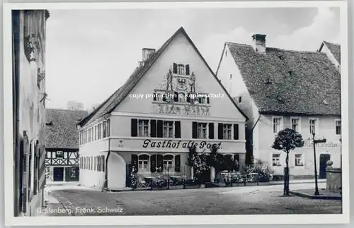 Graefenberg Oberfranken Gasthof Post * 1955