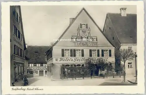Graefenberg Oberfranken Hotel Post * 1940