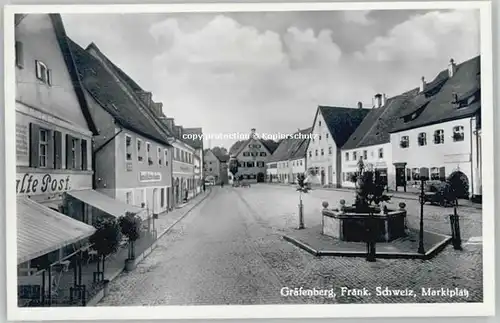 Graefenberg Oberfranken Marktplatz * 1955