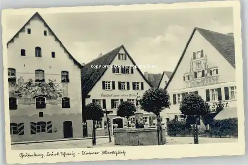 Graefenberg Oberfranken Marktplatz x 1958