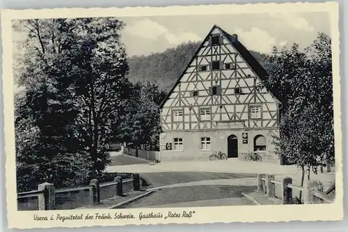 Vorra Pegnitz Vorra Pegnitz Gasthaus Rotes Ross * 1940 / Vorra /Nuernberger Land LKR