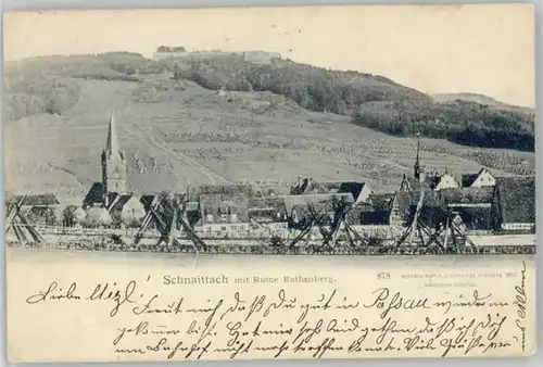 Schnaittach Ruine Rothenberg x 1905