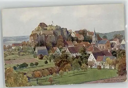 Hartenstein Mittelfranken KuenstlerC. Schmidt * 1920