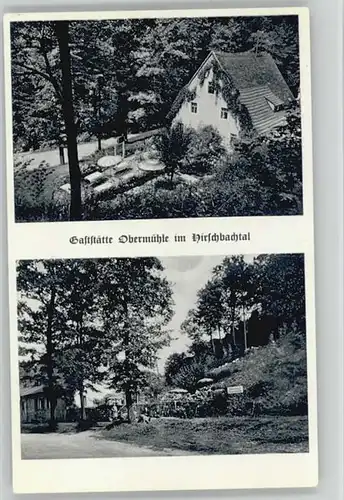 Kirchensittenbach Kirchensittenbach Hirschbachtal Gaststaette Obermuehle * 1940 / Kirchensittenbach /Nuernberger Land LKR