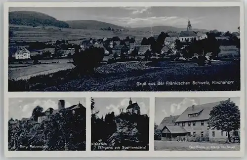 Kirchahorn Kirchahorn Burg Rabenstein Klausstein Gasthaus Hans Hofmann x / Ahorntal /Bayreuth LKR